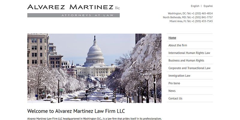 Website - Alvarez Martinez Law Firm LLC