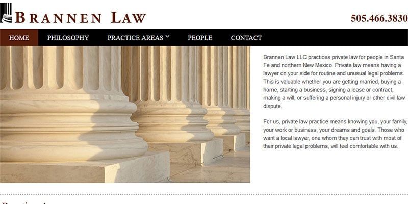 Website for Brannen Law