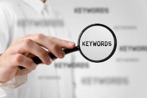 keywords for website search optmization