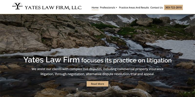 Yates law firm website.